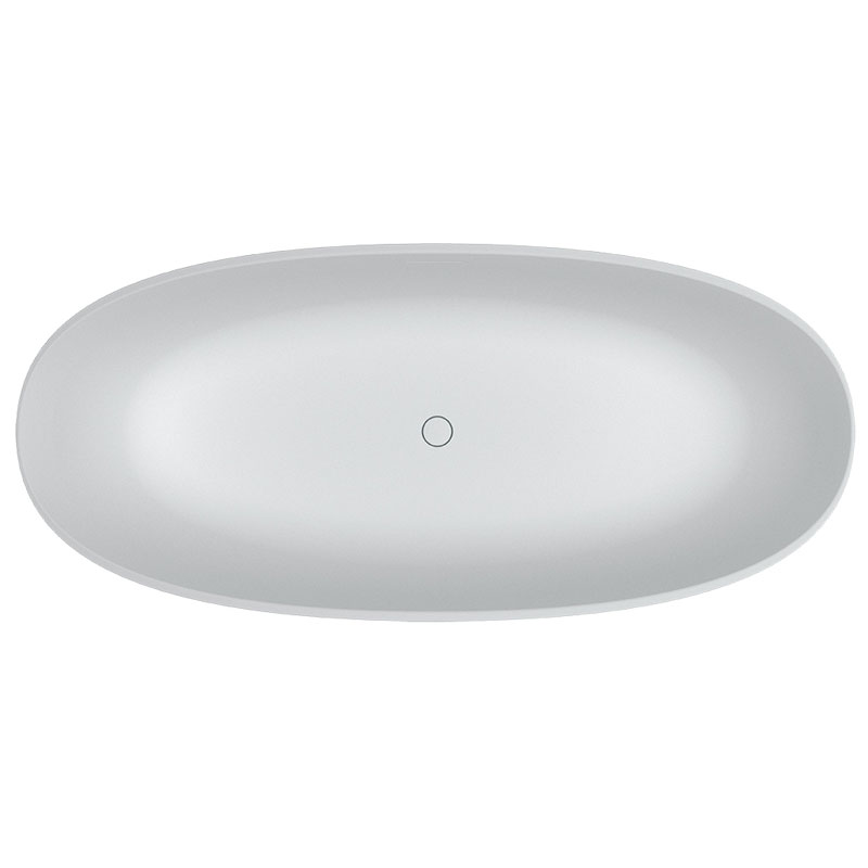 Riho Oval Solid Surface Badewanne 160 x 72 cm