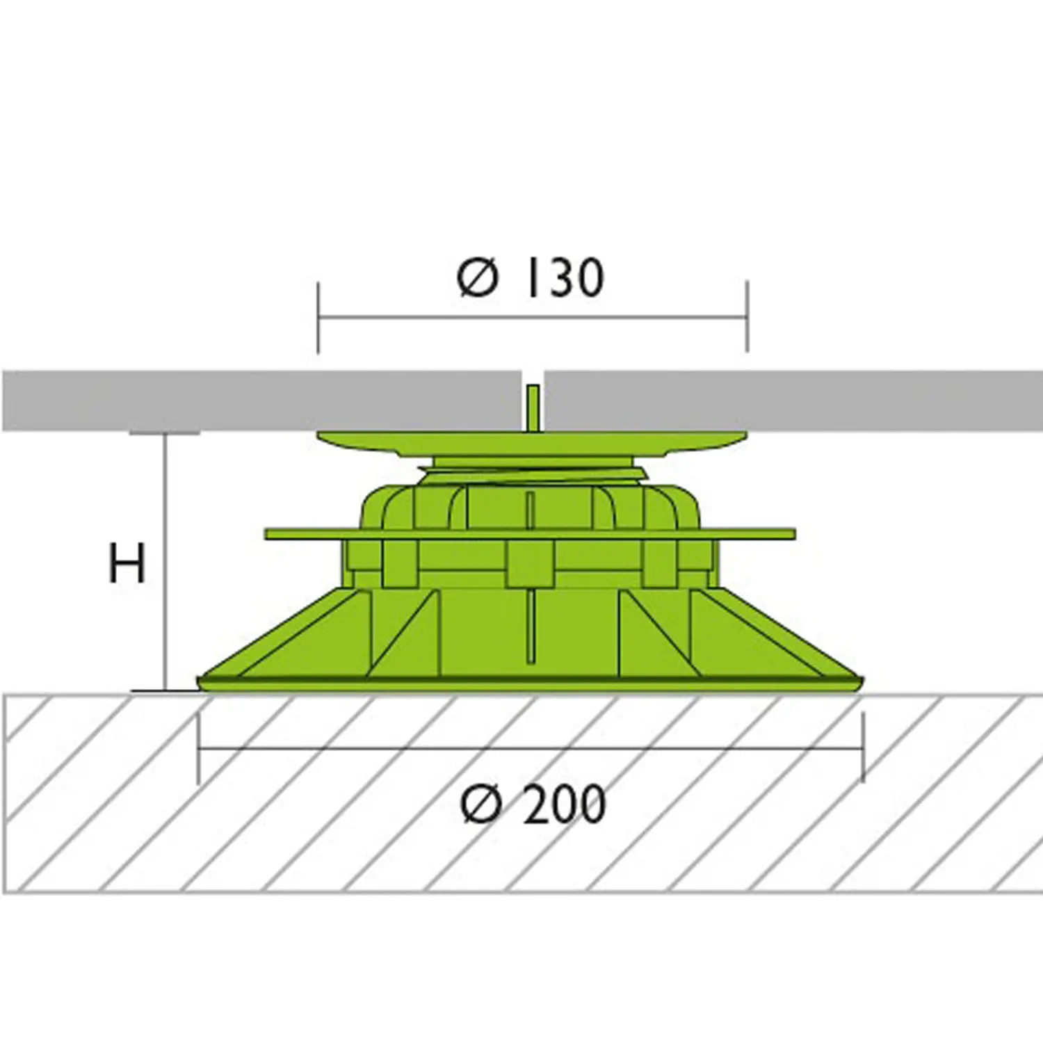 Terrassenplatten Stelzlager alferpro prostilt Basic +