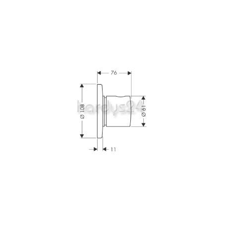 Hansgrohe Trio / Quattro Fertigset S