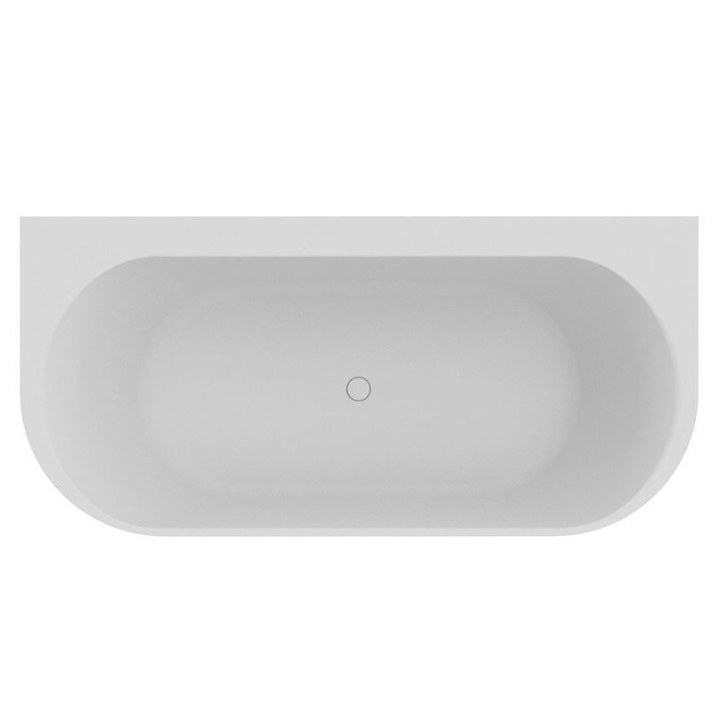 Riho Valor Back2Wall Solid Surface Badewanne 180 x 80 cm