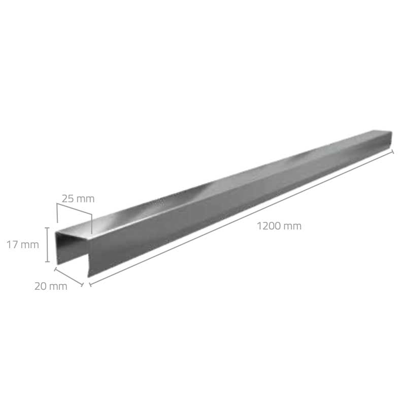 DPS Floor Line Edelstahl Abdeckprofil Plane