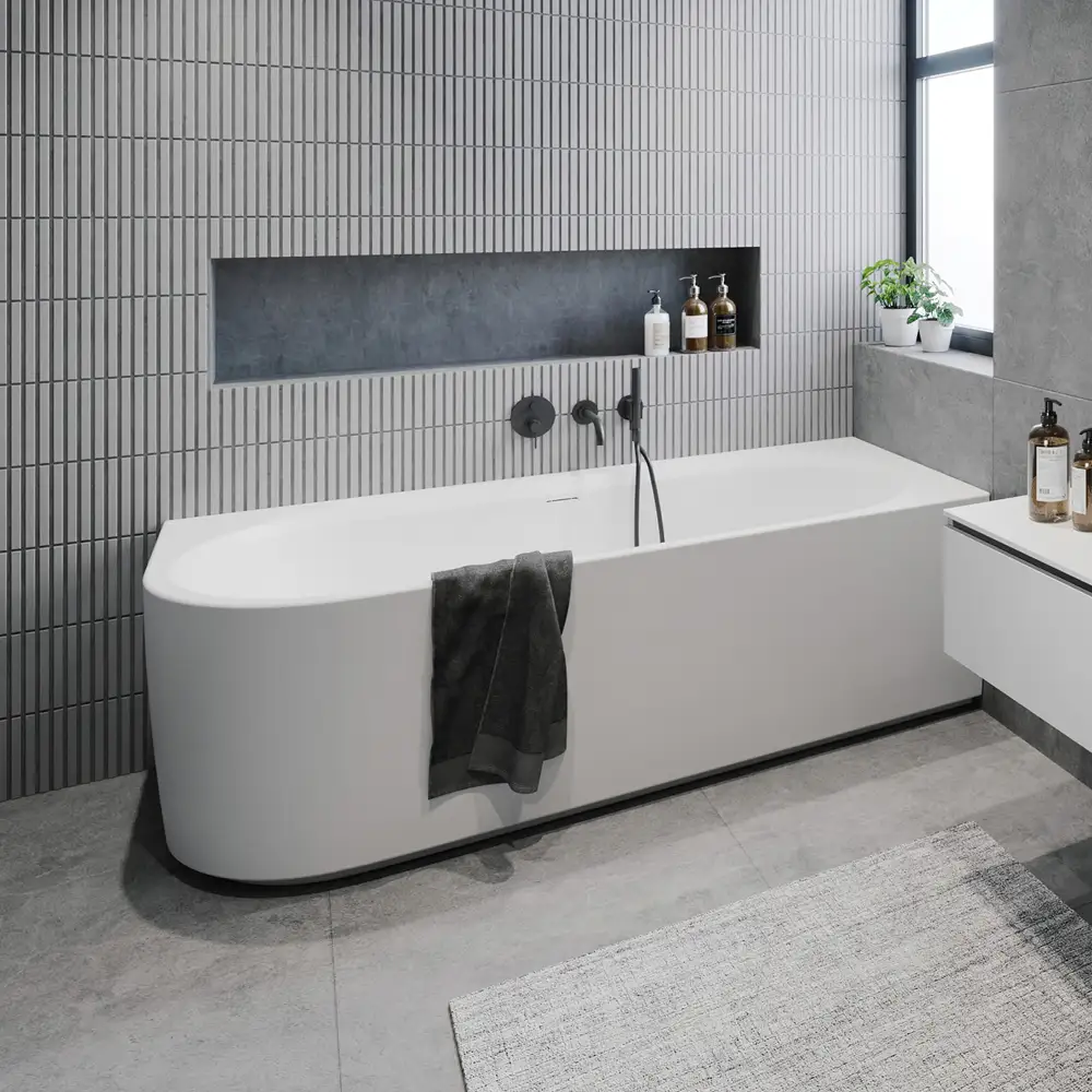 Riho Desire Corner freistehende Badewanne 184 x 84 cm