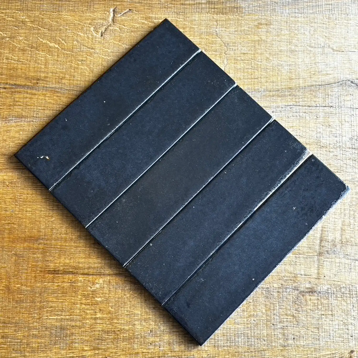 Rondine Soho Black Wandfliese 6 x 25 cm