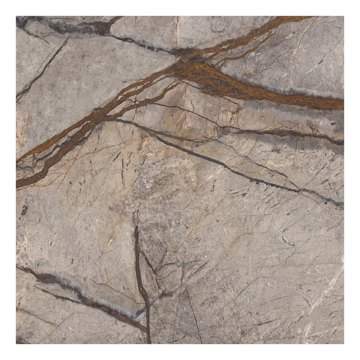 Marmor Optik Fliese Silver Roots 59,2 x 59,2 cm Matt
