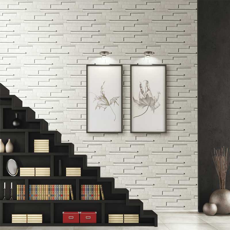Cercom Gravity Light 3 D Mosaikfliesen 15 x 60 cm