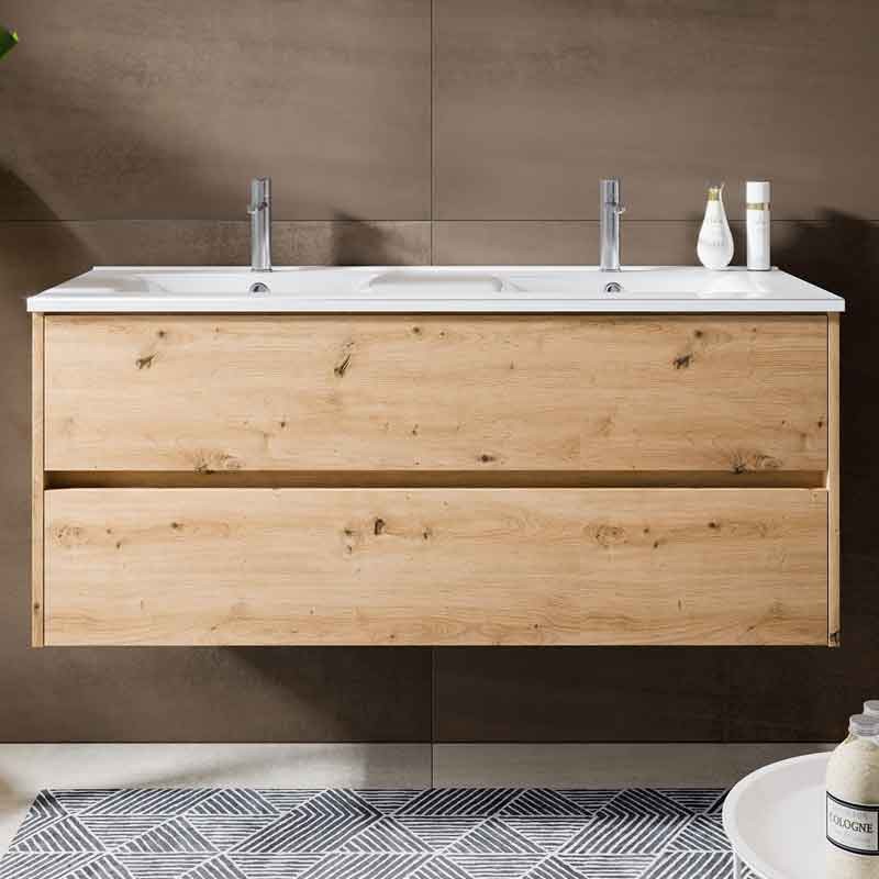 Riho Porto Doppelwaschtisch Wave mit Unterschrank 120 cm