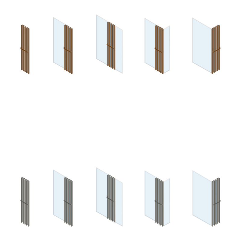 Riho Define Decoscreen 40 x 200 cm