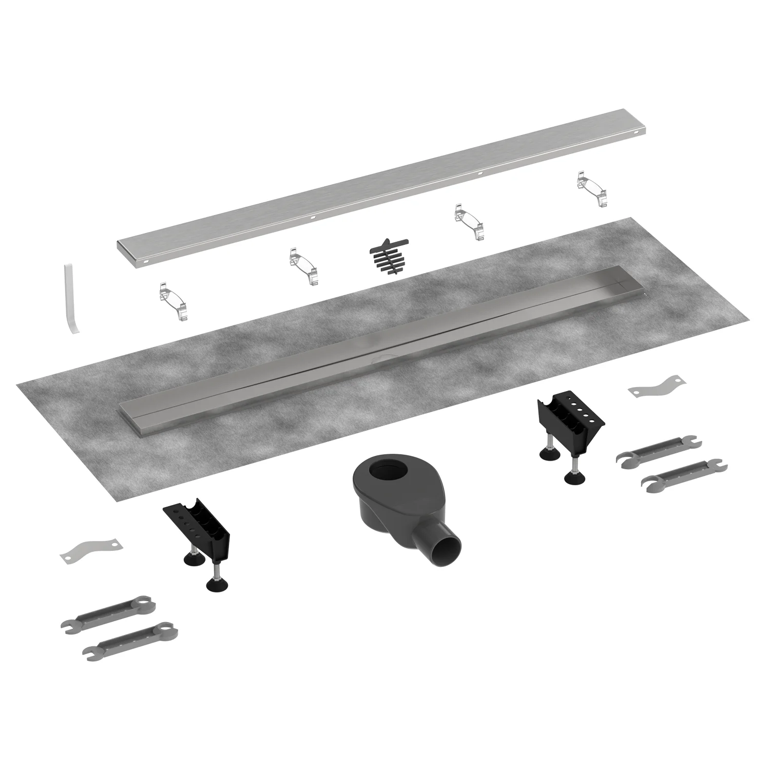 ESS Easy Drain DrainFit Basic Duschrinne mit Wenderost