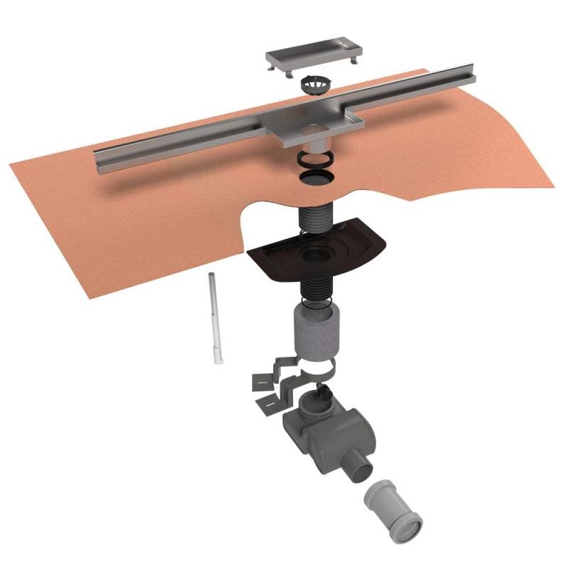 ESS Easy Drain Waterstop Wall Fliese Duschrinne 70 cm