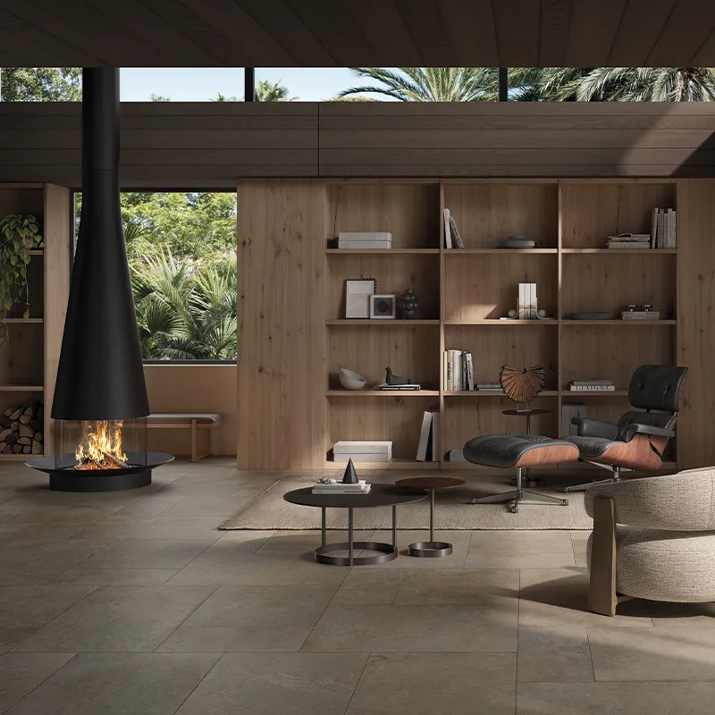 Steinoptik Fliese Cercom Stone Vision Mud 30 x 60 cm