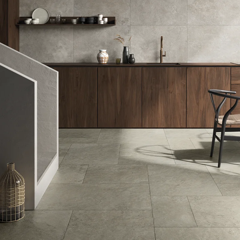 Steinoptik Fliese Cercom Stone Vision Ash 60 x 60 cm