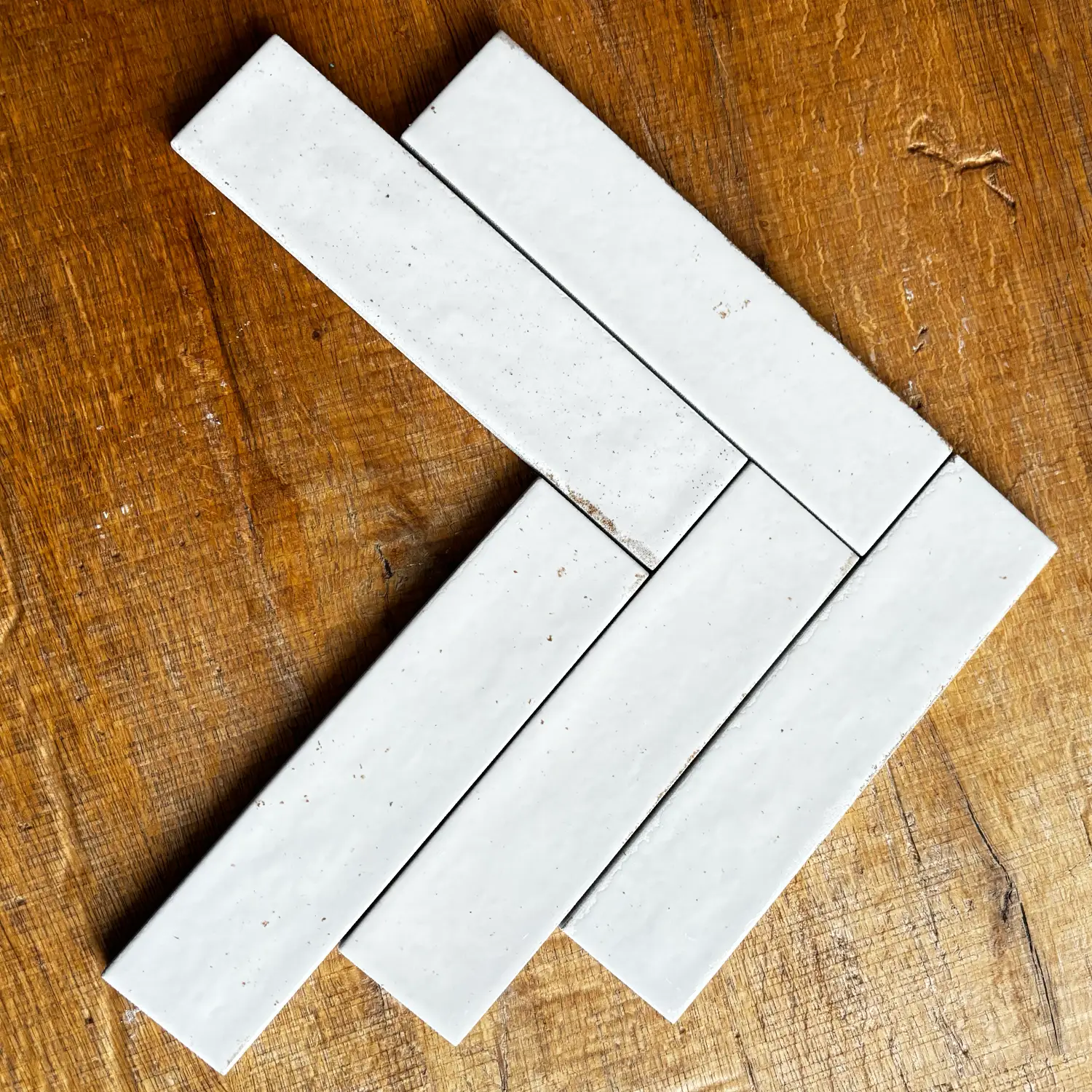 Rondine Soho White Wandfliese 6 x 25 cm