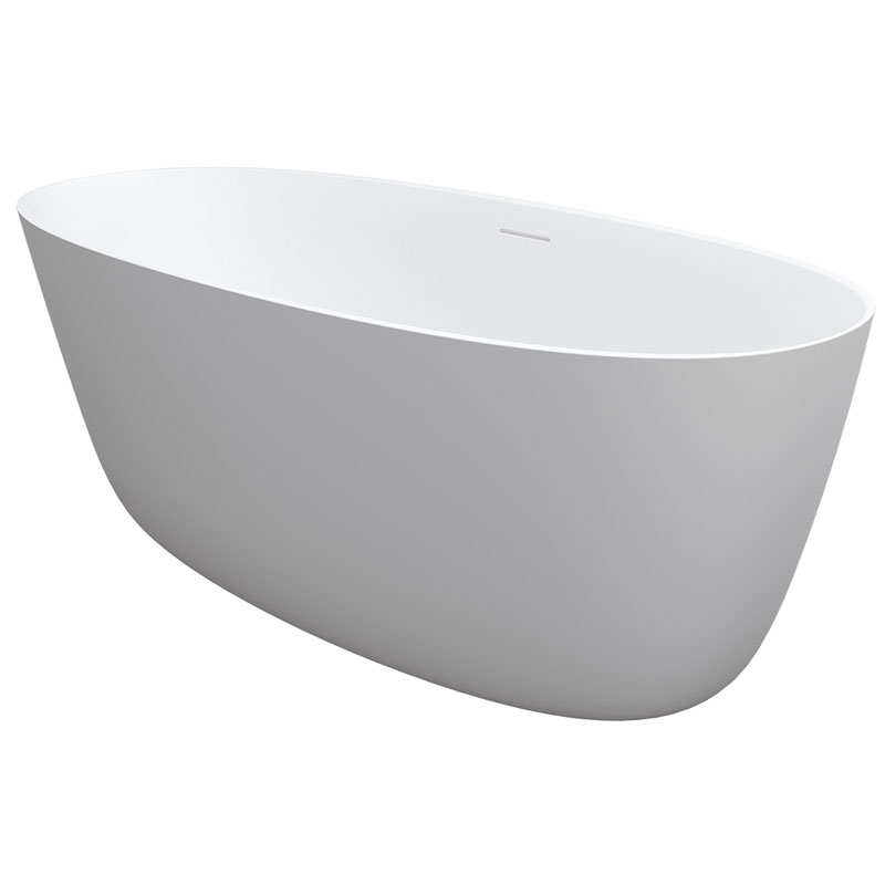 Riho Oval Solid Surface Badewanne 160 x 72 cm