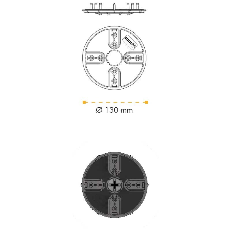 DPS Floor Queen Stelzlager Q3 43 - 72 mm