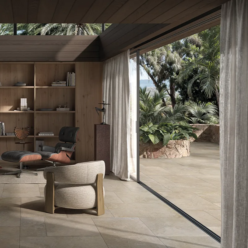 Steinoptik Fliese Cercom Stone Vision Mud R11 60 x 90 cm