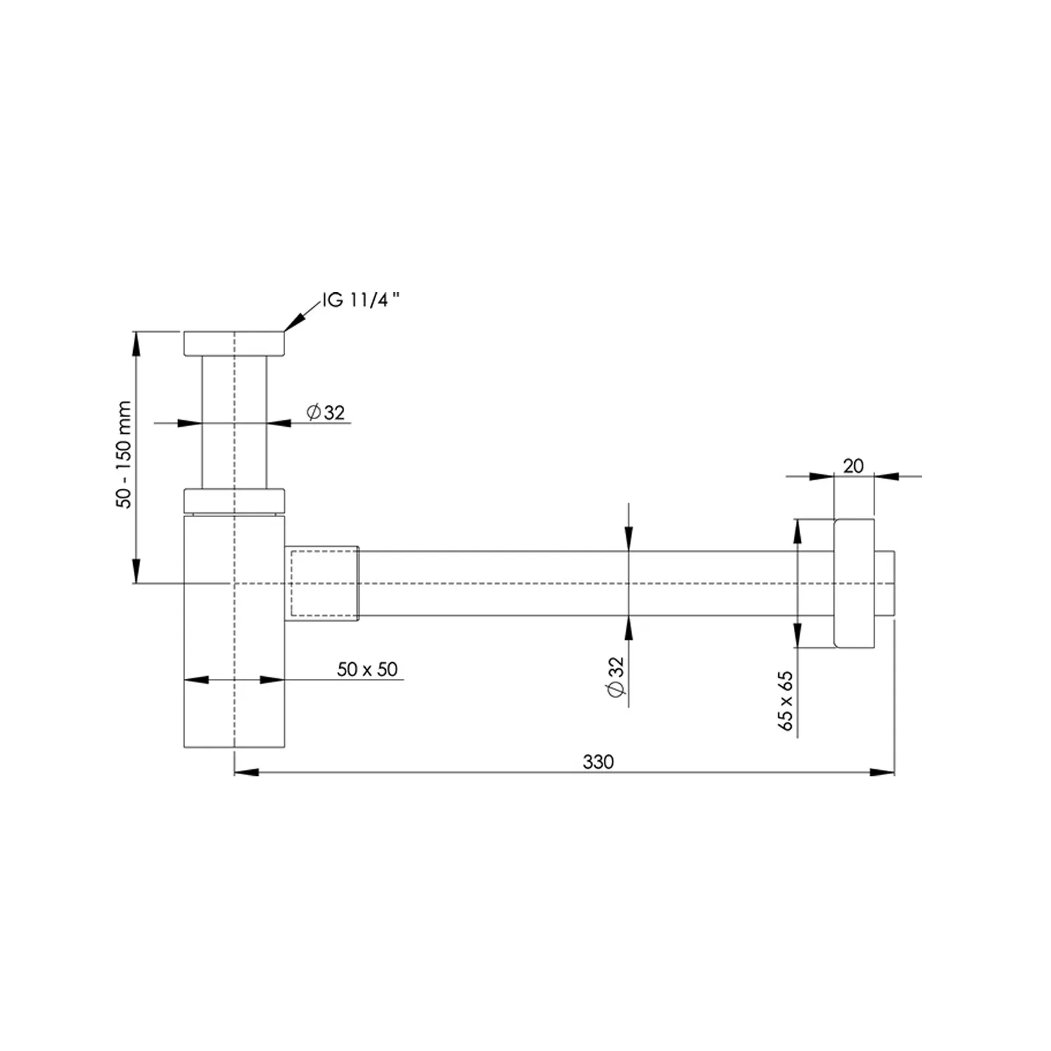 Linear Design Sifon Eckig