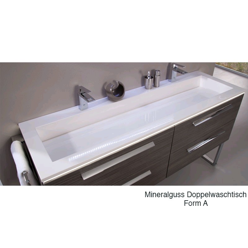 Laguna Manhattan Form A Waschtischunterschrank mit Waschtisch 90 cm