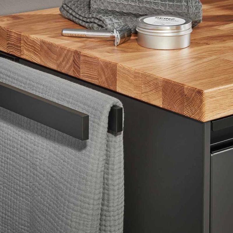 Laguna Platino 2.0 Waschtischplatte Eiche Massiv 61,2 cm