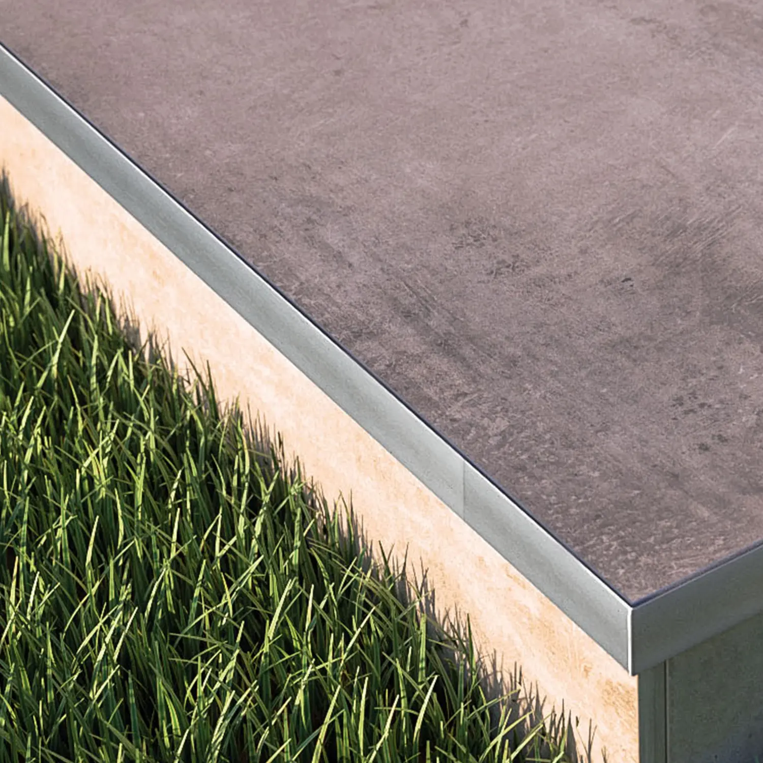Verblendprofil für Terrassenplatten Stelzlager prostilt