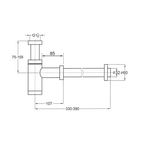 Steinberg Serie 100 Design-Siphon