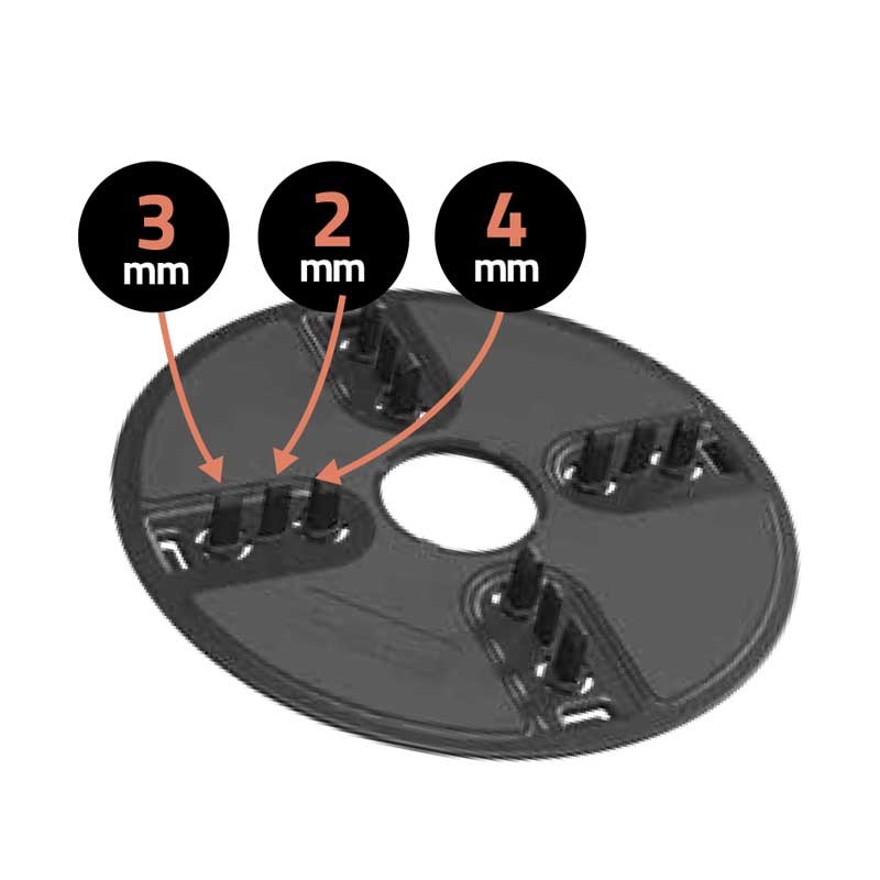 DPS Floor Queen Stelzlager Q3 43 - 72 mm